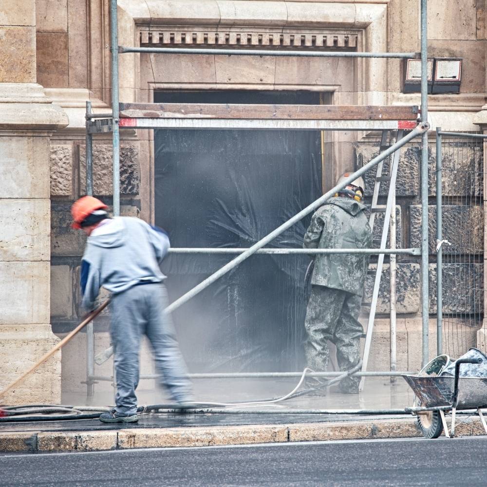 nettoyage de façades à Caen (Calvados - 14) en Normandie