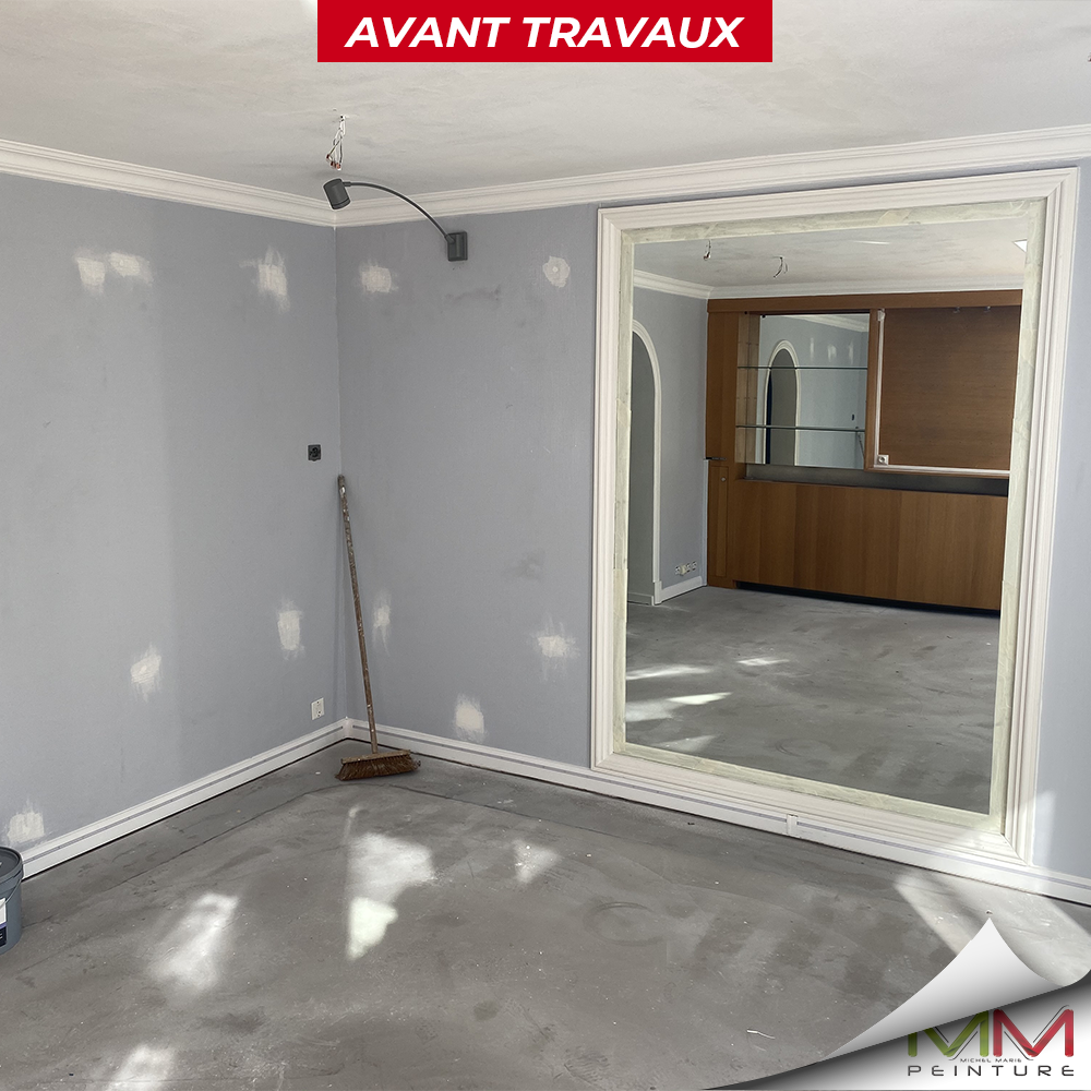 Revêtement de sol souple et peinture intérieur pour un salon de coiffure à Caen - Michel Marie Peinture