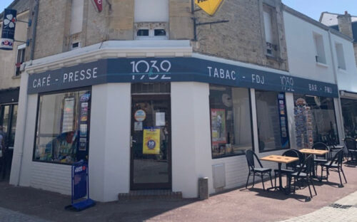 Ravalement de façade pour un bar tabac au nord de Caen